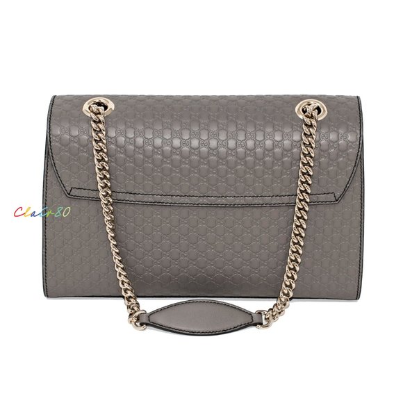 Gucci Emily Medium Leather Chain Shoulder Bag - Picture 5 of 11
